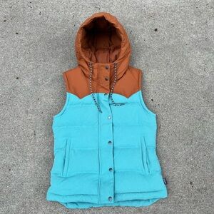 Patagonia Brown and Teal Women's Vest